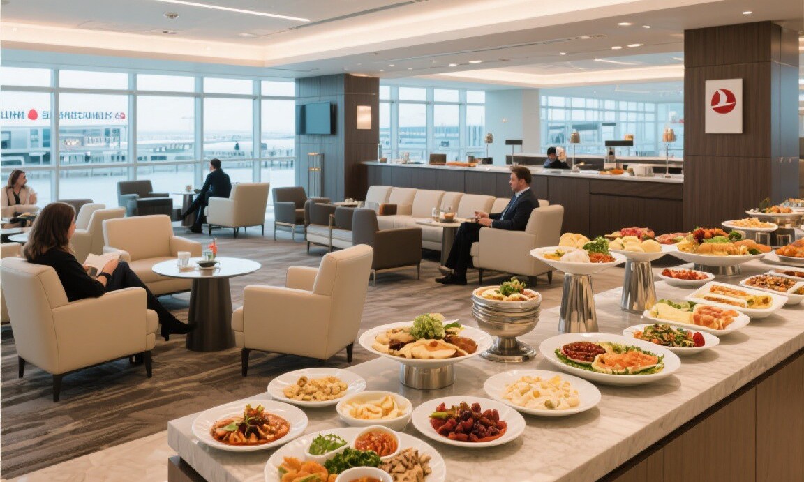 Turkish Airlines Business Lounge in Istanbul