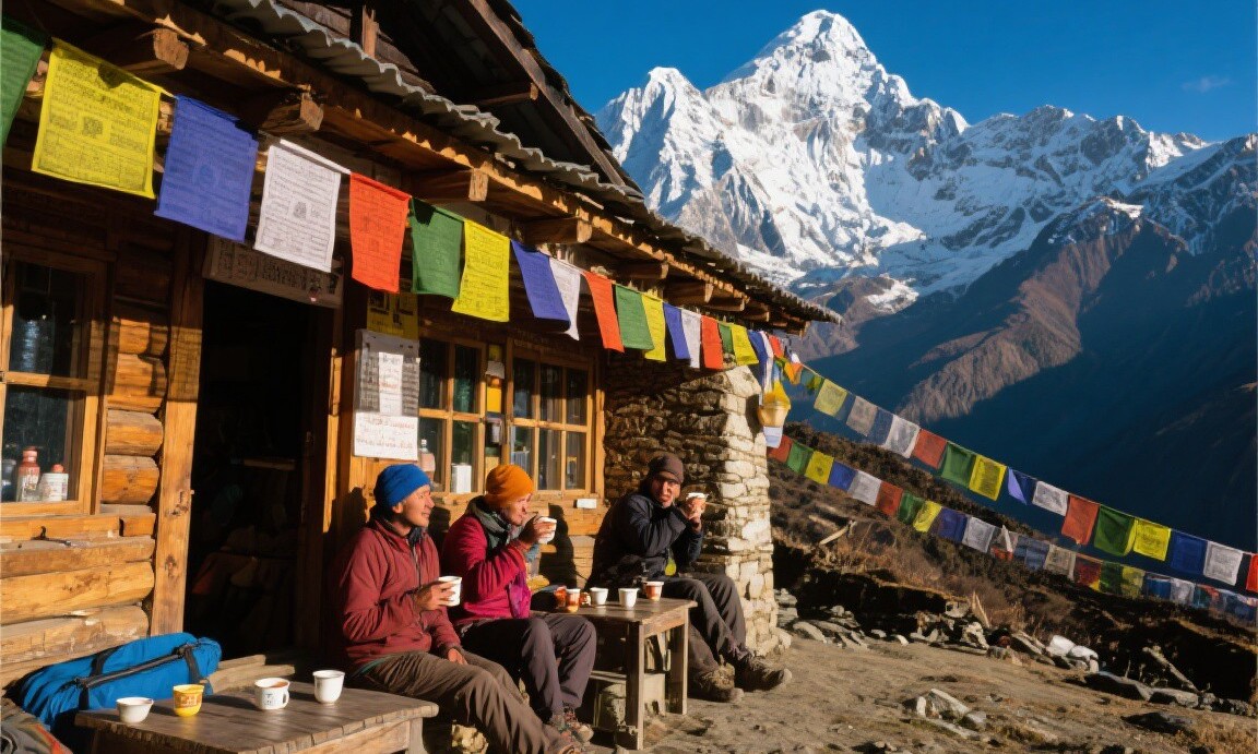 Tea houses along the Everest Base Camp trek route