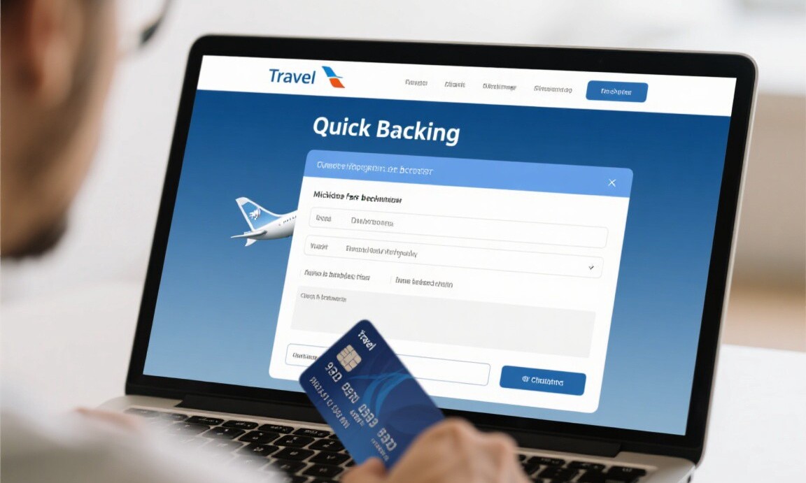 Quick booking process on airline website for error fares