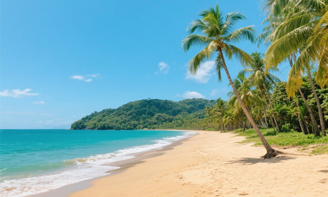 Kids enjoying a free beach day in Costa Rica