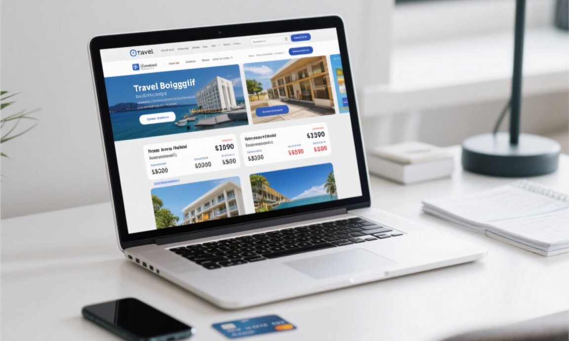 Comparing hotel prices across different booking platforms