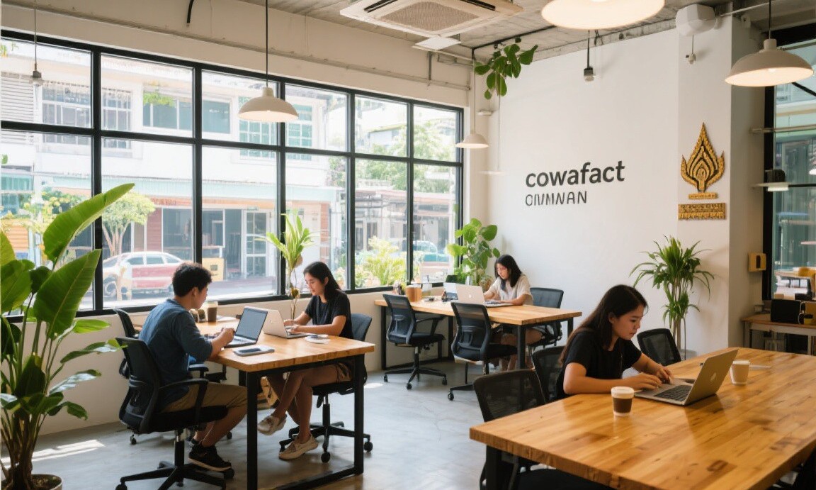 Coworking space in Chiang Mai's Nimman neighborhood