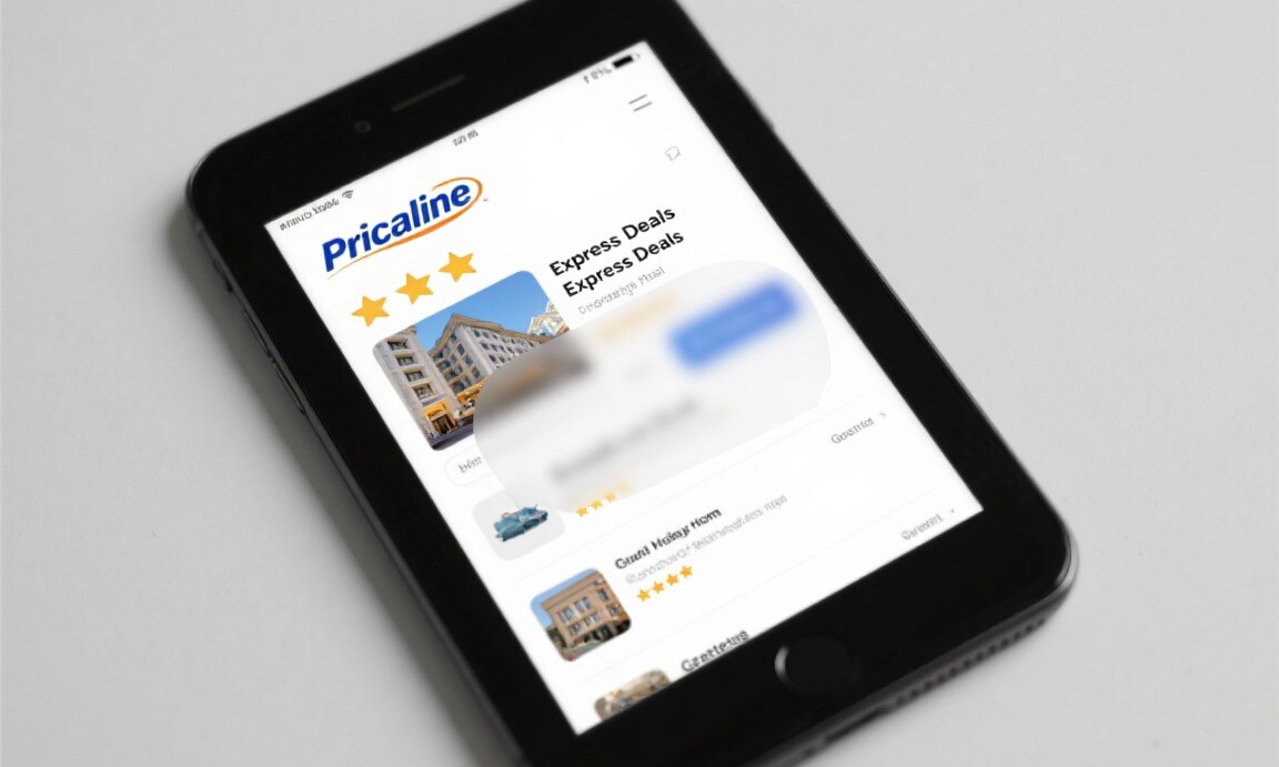 Priceline Express Deals showing hidden hotel details