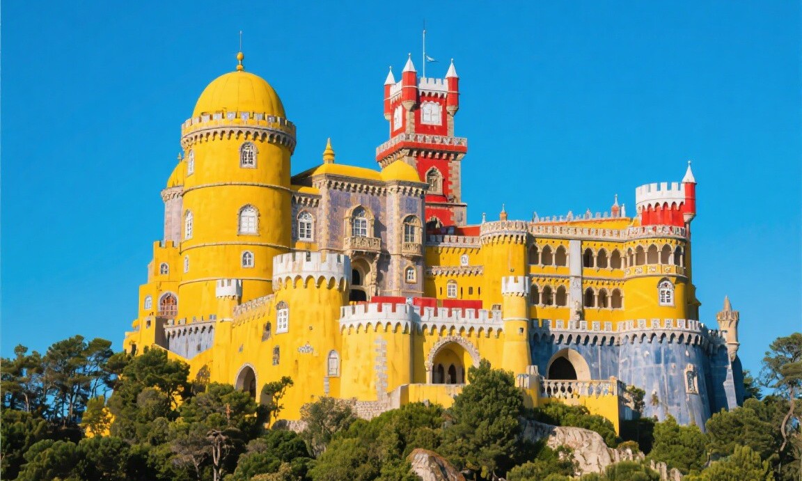 Pena Palace in Sintra, Portugal