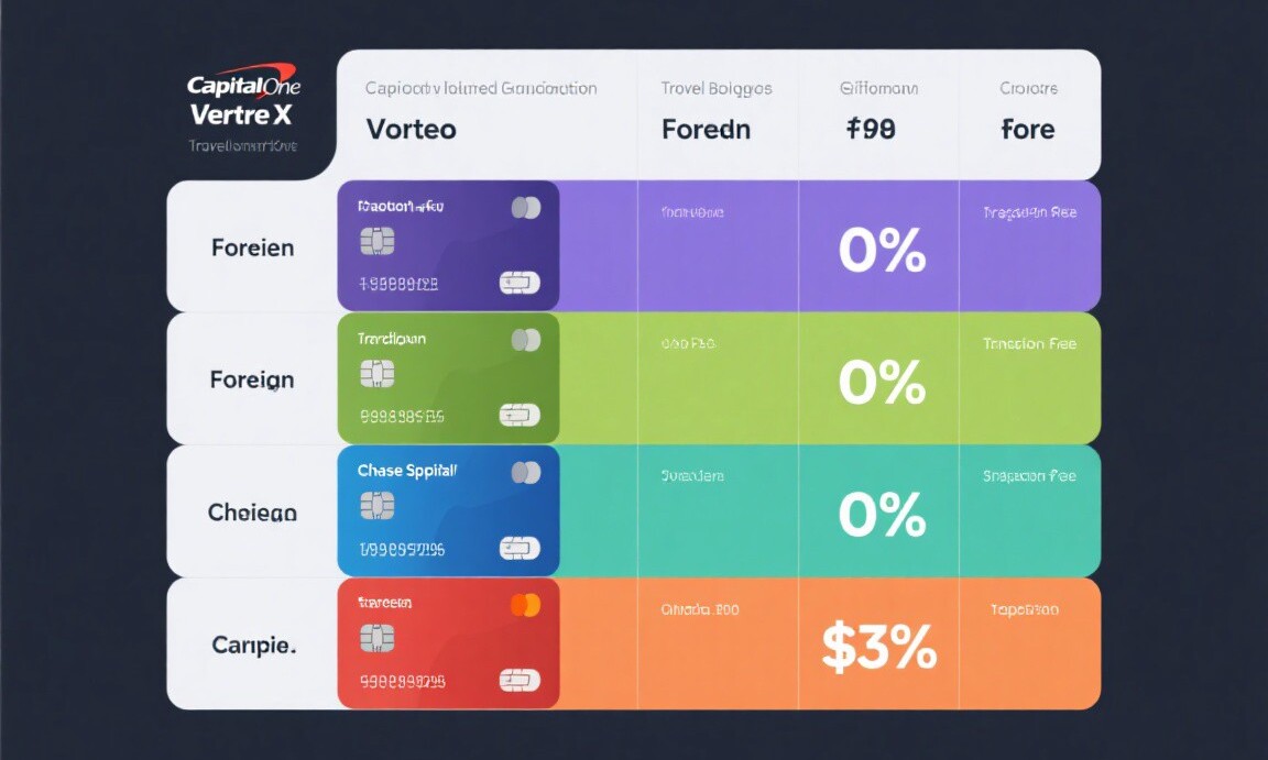 Credit card foreign transaction fee comparison