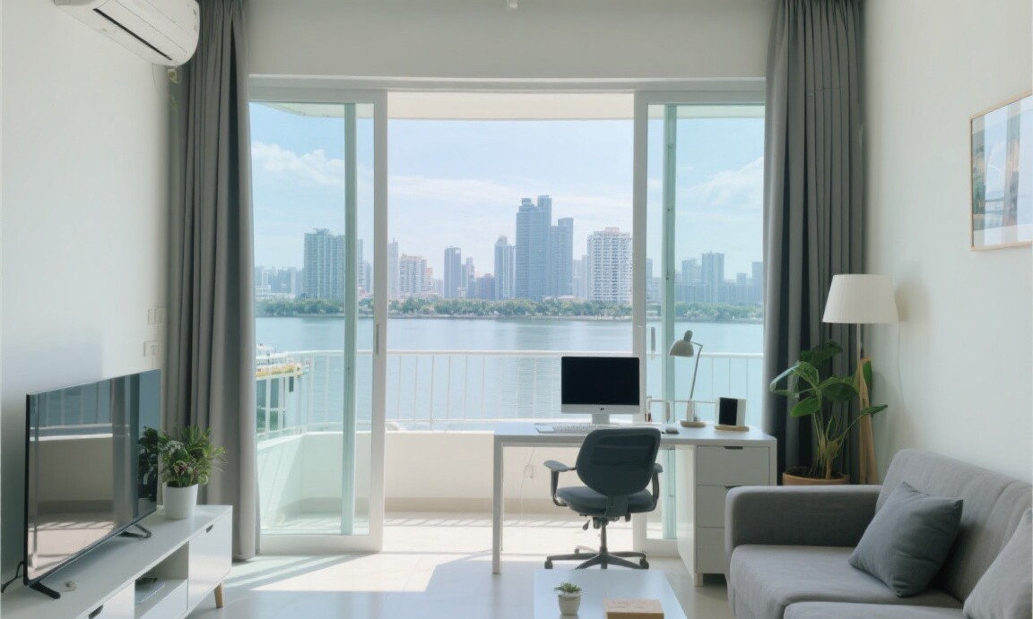 Monthly rental apartment with river view in Da Nang, Vietnam